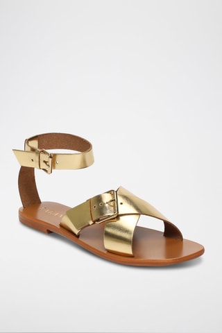 Sandalias de piel Nevaeh - Dorado