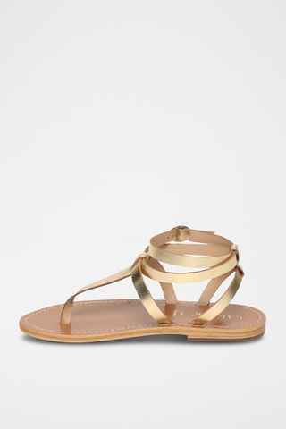 Sandalias de piel Esther - Dorado