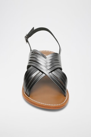 Sandalias de piel Nyma - Gris