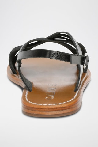 Sandalias de piel Nyma - Gris