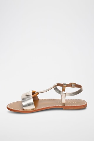 Sandalias de piel Leotie - Plateado
