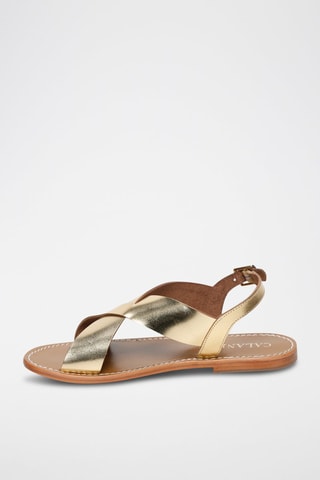 Sandalias de piel Ipanema - Dorado