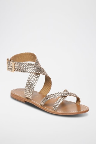 Sandalias de piel caprina Vilcun - Dorado