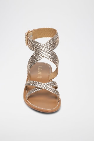 Sandalias de piel caprina Vilcun - Dorado