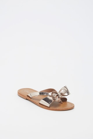 Sandalias de piel - Dorado