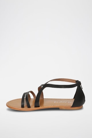 Sandalias de piel Covas - Negro