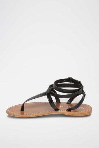 Romanas de piel Esther - Negro