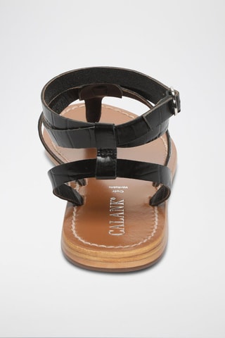 Romanas de piel Esther - Negro