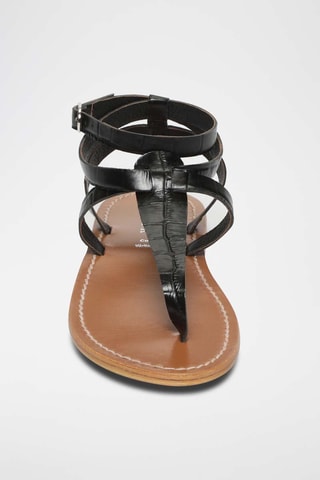 Romanas de piel Esther - Negro