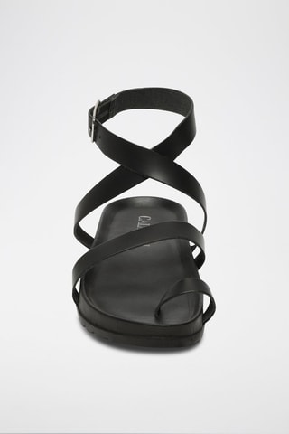 Sandalias de piel Piper - Negro