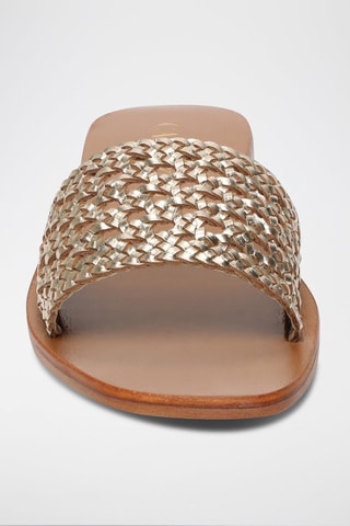 Sandalias de piel Fapri - Dorado