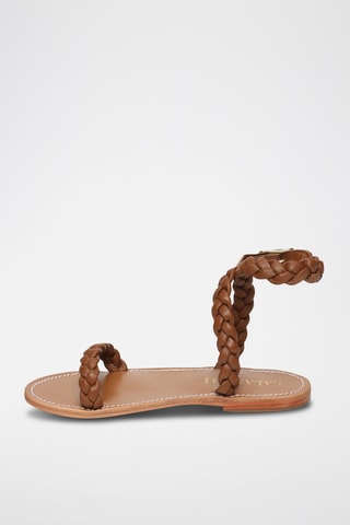 Sandalias de piel Lani - Marrón
