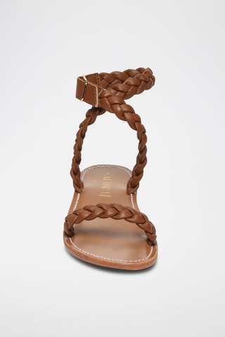 Sandalias de piel Lani - Marrón