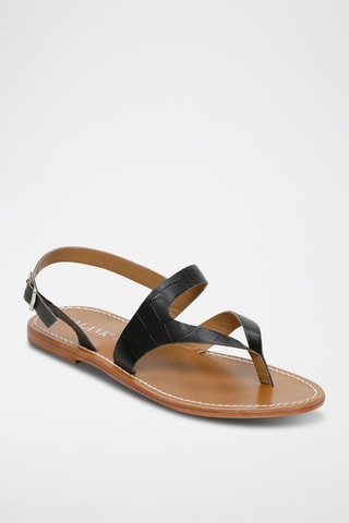 Sandalias de piel Palmeiras - Negro