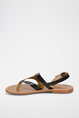 Sandalias de piel Palmeiras - Negro