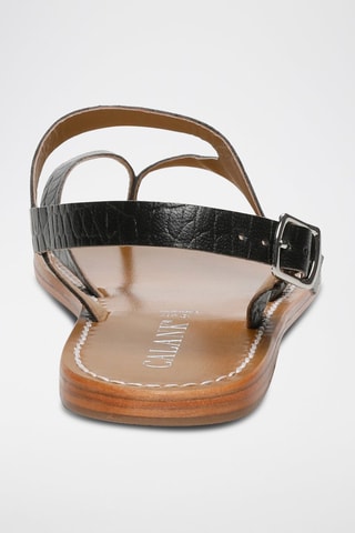 Sandalias de piel Palmeiras - Negro