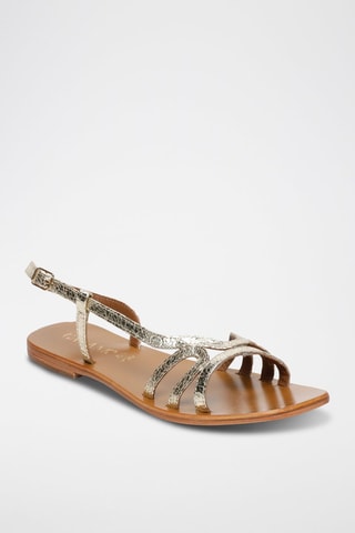 Sandalias de piel Nya - Dorado