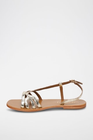 Sandalias de piel Nya - Dorado