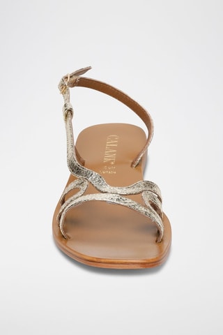 Sandalias de piel Nya - Dorado