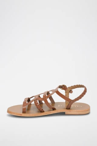 Sandali in pelle di camoscio Rossano - Marrone