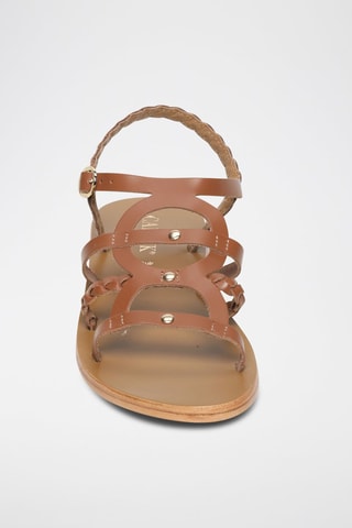 Sandali in pelle di camoscio Rossano - Marrone