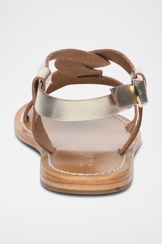 Sandalias de piel Gorbea - Dorado