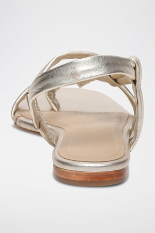 Sandalias de piel napa Jarpa - Plateado