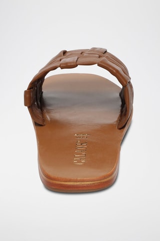 Sandalias de piel Leenna - Marrón