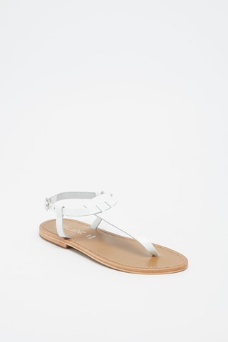 Sandalias de piel - Blanco