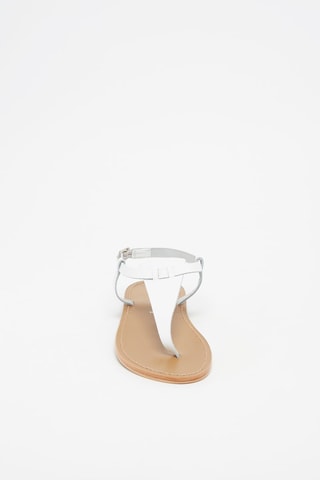 Sandalias de piel - Blanco
