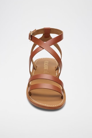Sandalias de piel Lien - Marrón