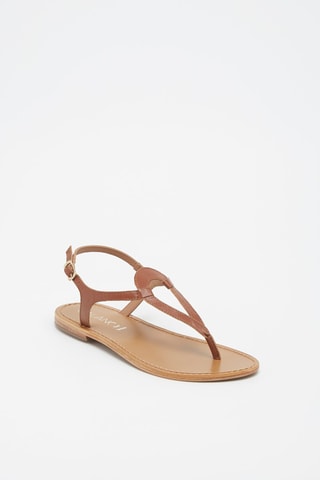 Sandalias de piel Bandeira - Marrón