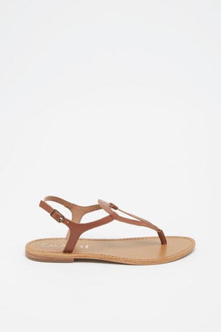 Sandalias de piel Bandeira - Marrón