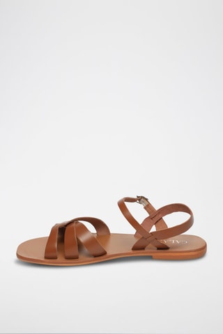 Sandalias de piel Autumn - Marrón
