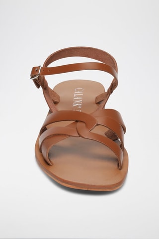 Sandalias de piel Autumn - Marrón