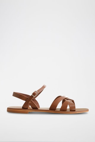 Sandalias de piel Autumn - Marrón