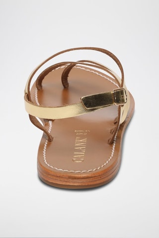 Sandalias de piel Cora - Dorado