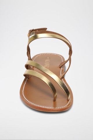 Sandalias de piel Cora - Dorado