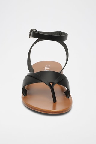 Sandalias de piel Neve - Negro