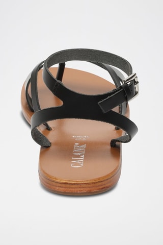 Sandalias de piel Neve - Negro