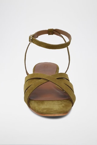 Sandalias de nobuk Gelareh - Verde