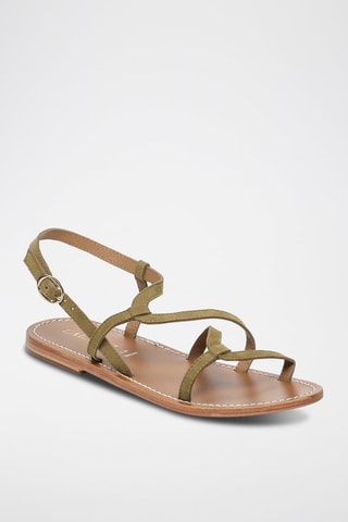 Sandalias de nobuk Aaryanna - Verde