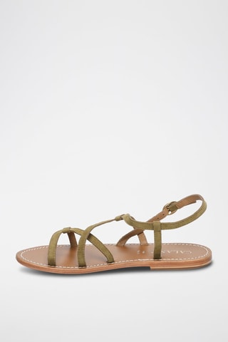 Sandalias de nobuk Aaryanna - Verde
