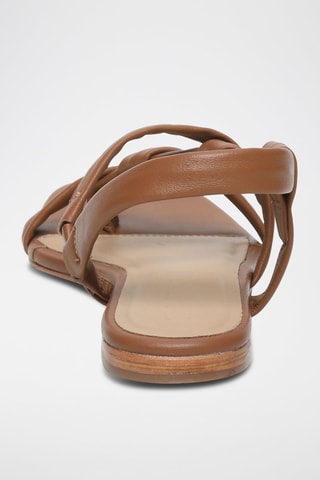Sandalias de piel ovina Jarpa - Marrón