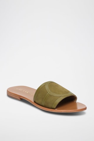 Sandalias de piel caprina Nariman - Verde