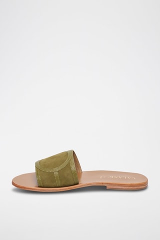 Sandalias de piel caprina Nariman - Verde