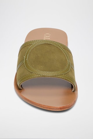 Sandalias de piel caprina Nariman - Verde