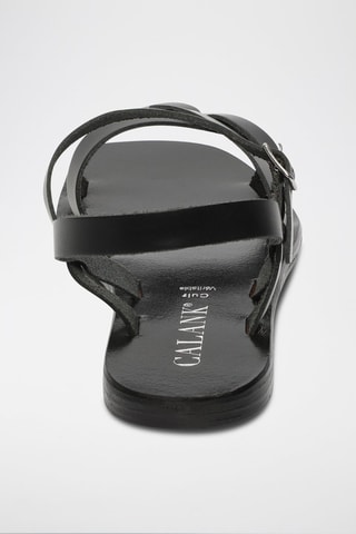 Sandalias de piel Autumn - Negro