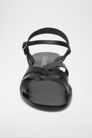 Sandalias de piel Autumn - Negro