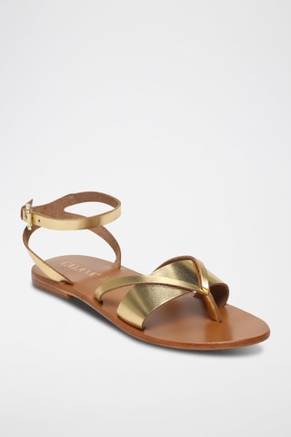 Sandalias de piel Neve - Dorado